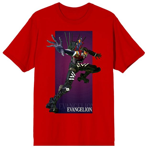 Neon Genesis Evangelion EVA Units Men s Red T shirt XL