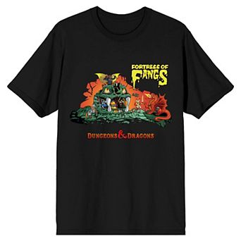 Men's Dungeons & Dragons Fortress of Fangs Tee