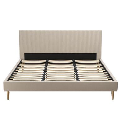 HomePop Mr. Kate Daphne Upholstered King Bed