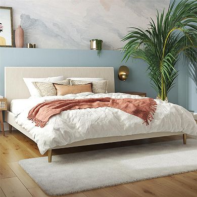 HomePop Mr. Kate Daphne Upholstered King Bed