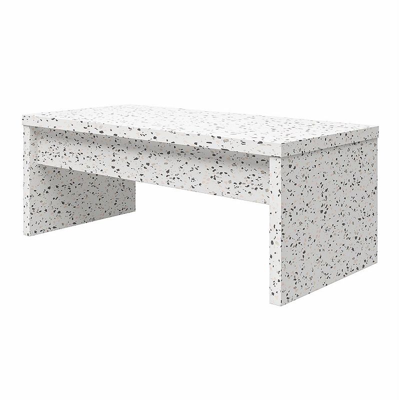 Winston Lift Top Coffee Table Terrazzo - Mr. Kate: Modern Rectangle Workhorse Base, MDF Material, Spot Clean
