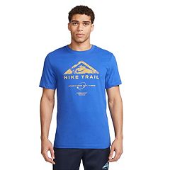 Nike Men's Detroit Lions Blitz Back Slogan Blue T-Shirt