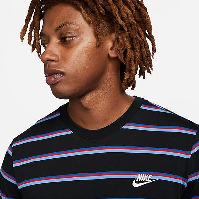 海外【NIKE】 Club Mens Stripe Tee Amazon.com: Nike Mens Striped Cotton T-Shirt White M