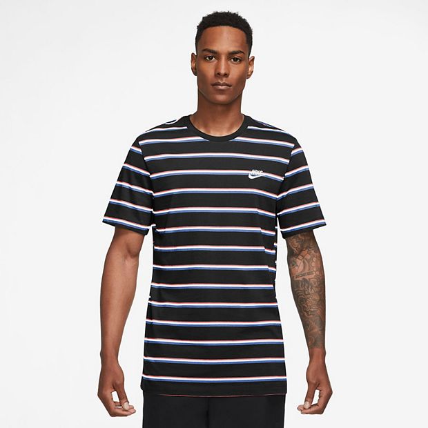 Mens Nike Club Striped Tee