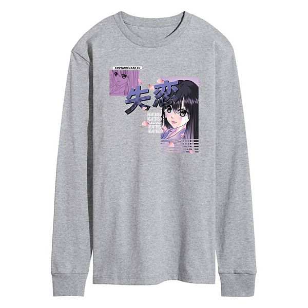 Japanese cute heart breaker long sleeve shirt SD00672
