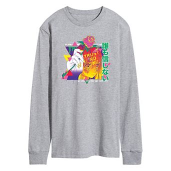 Men's Anime Trust No One Long Sleeve Tee