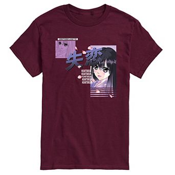 Men's Anime Heartbreak Tee