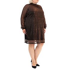 Nina Leonard Lace Yoke Crepe Swing Dress, $41, Kohl's