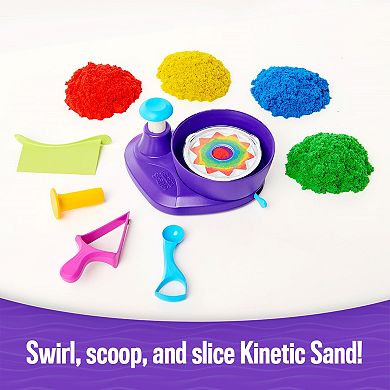 Spin Master Kinetic Sand, Swirl N’ Surprise Playset