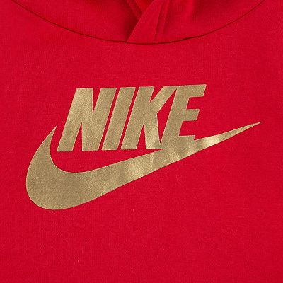 Toddler Boy Nike Metallic Logo Hoodie