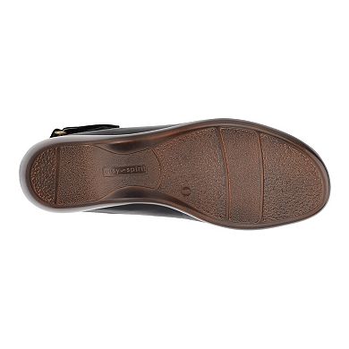 Easy Spirit Dawn Women's Perforated Leather Slingback Mules