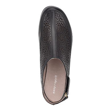 Easy Spirit Dawn Women's Perforated Leather Slingback Mules