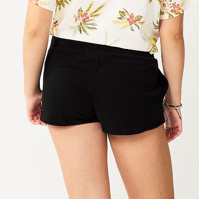 Juniors' Vans® Dolphin Hem Fleece Shorts