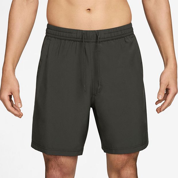 Mens Nike DriFit Form 7-in Unlined Woven Short, Men's, Size: Small, Sequoia