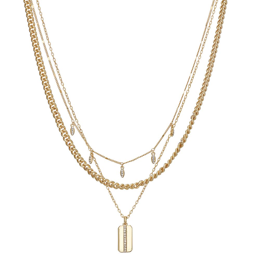 9090　ゴールド　90 Logo Layered Necklace　正規品 90 Logo Layered Necklace – YZ