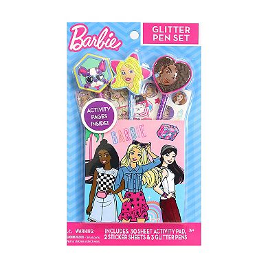 Barbie® Glitter Pen and Pad Art Set