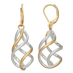 Womens Two Tone Napier Earrings, Jewelry | Kohl's