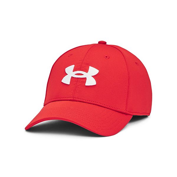 Men's Under Armour Blitzing Stretch-Fit Hat - Red (XL/XXL)