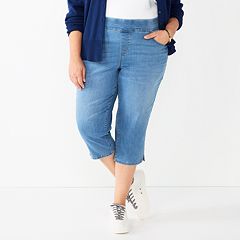 Denim Capri (Plus Size, 21.5