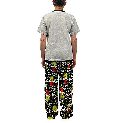 Men s The Grinch Stink Stank Stunk Pajama Socks Set