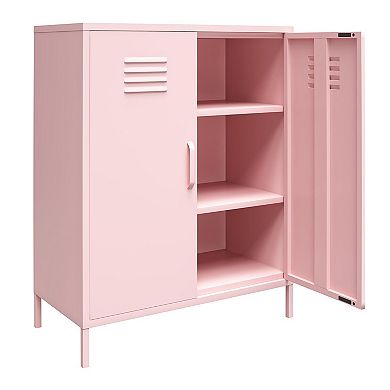 Novogratz Cache 2-Door Metal Locker Storage Cabinet