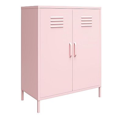 Novogratz Cache 2-Door Metal Locker Storage Cabinet