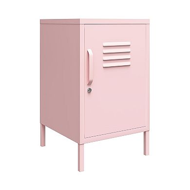 Novogratz Cache Metal Locker End Table