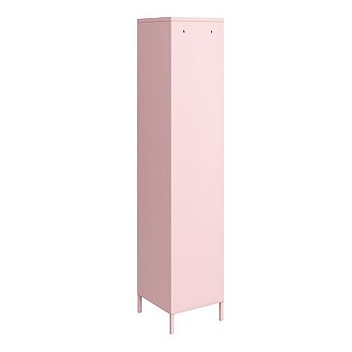 Novogratz Cache Single Tall Metal Locker Storage Cabinet