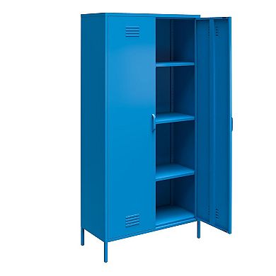 Novogratz Cache Tall 2-Door Metal Locker Cabinet