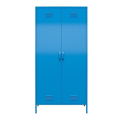 Novogratz Cache Tall 2-Door Metal Locker Cabinet