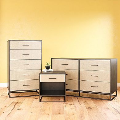 Novogratz Kelly 6-Drawer Dresser