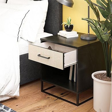 Novogratz Kelly 1-Drawer Nightstand