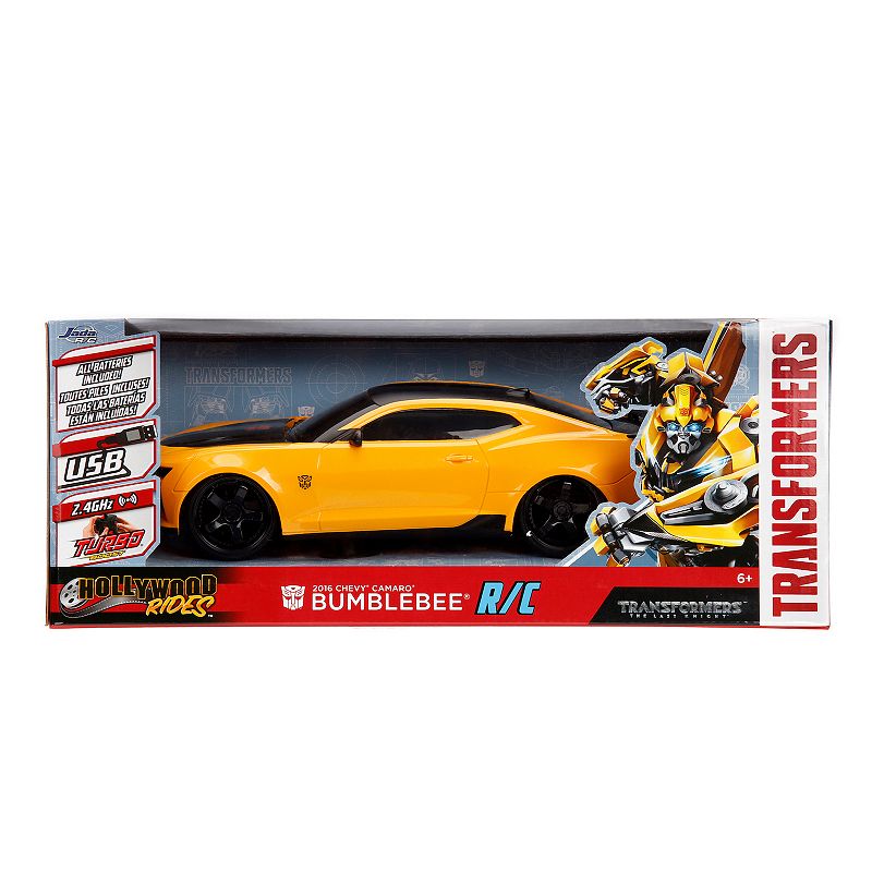 Jada Toys Transformers 1:16 R/C 2016 Chevy Camaro SS Car, Multicolor