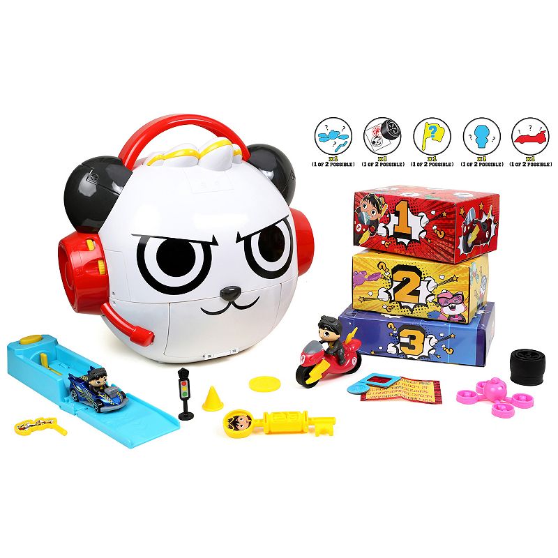 Jada Toys Ryans World Combo Panda Head Playset, Multicolor