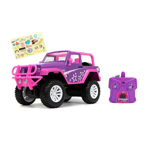 Jada Toys GirlMazing Jeep Wrangler R/C Vehicle Toy