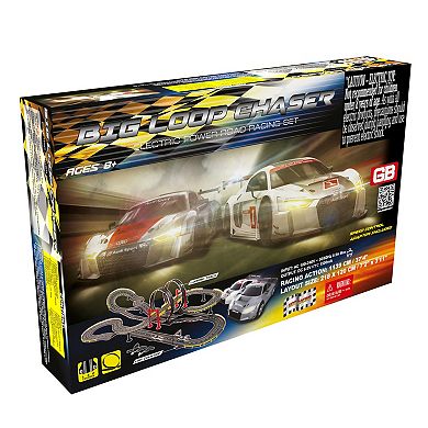 Golden Bright Big Loop Chaser Electric Road Racing Slot Car Set