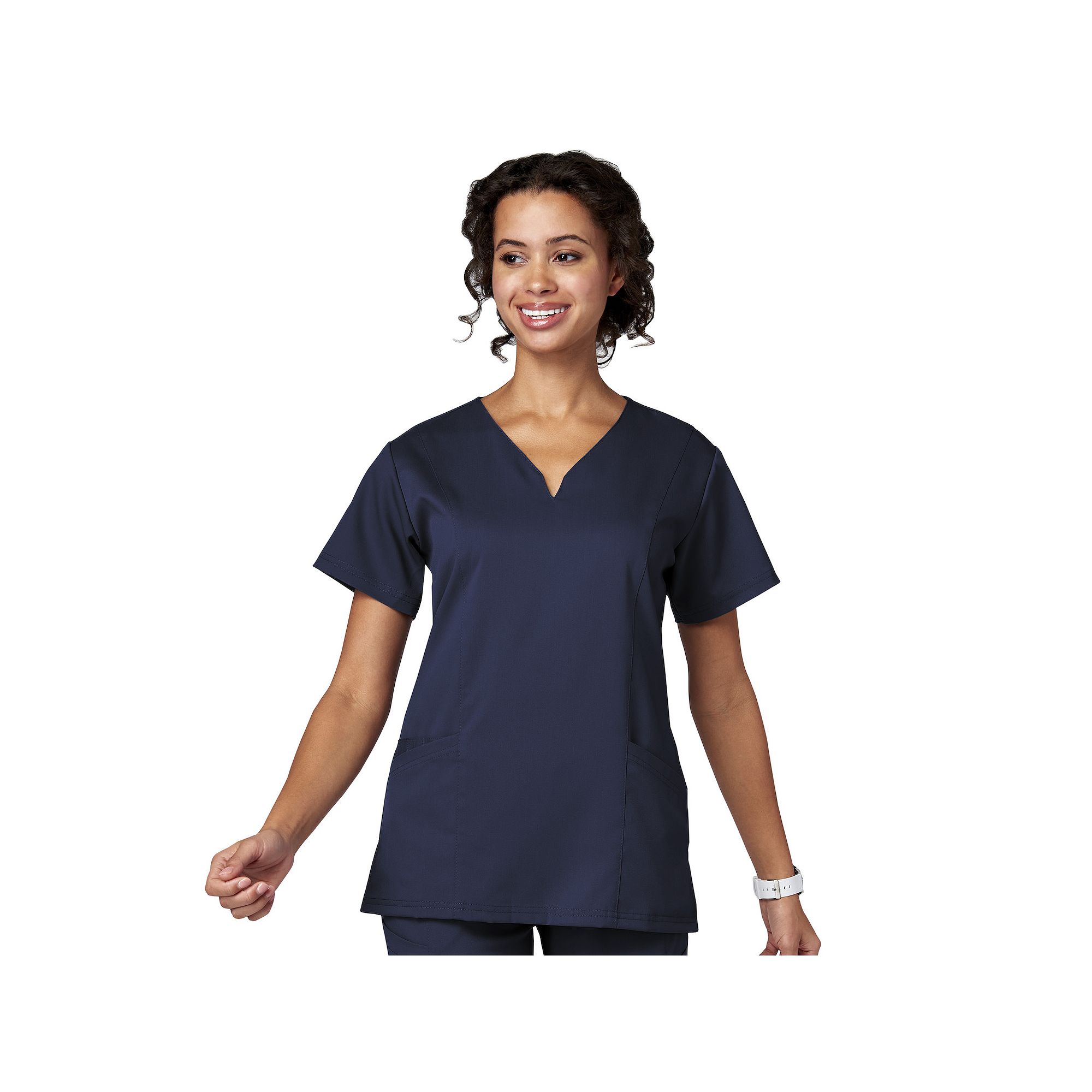 Womens Meta Labwear Ventral V-Neck Scrubs Top 15200, Size: XS, New Blue