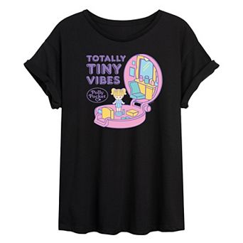 Juniors' Polly Pocket "Totally Tiny Vibes" Oversized Tee