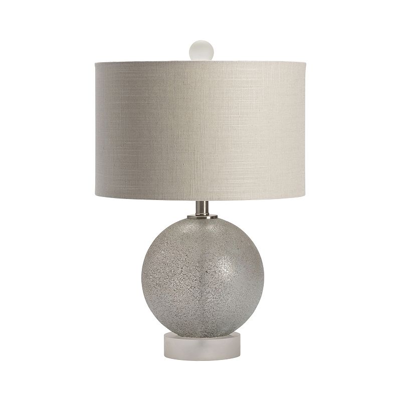 Omni Glass Sphere Table Lamp, Grey