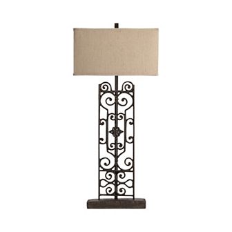 Renaissance Scrollwork Table Lamp