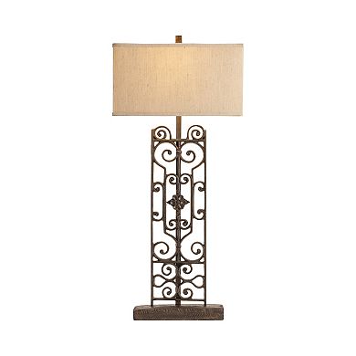 Renaissance Scrollwork Table Lamp