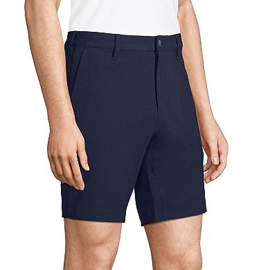 Big & Tall Lands' End Traditional-Fit Knit Performance Chino Shorts