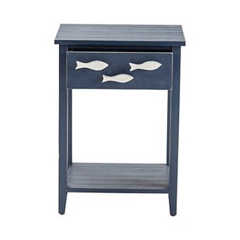Nautical One-Drawer End Table