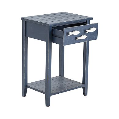 Nautical One-Drawer End Table