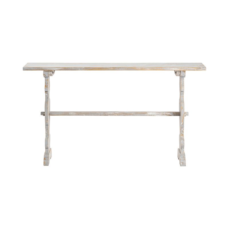 Bengal Manor Carved Leg Console Table, Grey