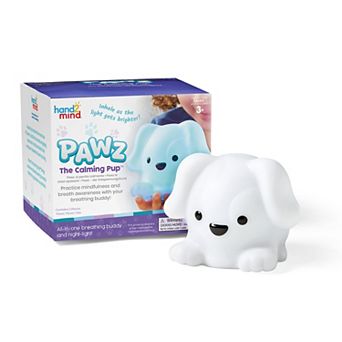 hand2mind PAWZ, The Calming Pup All-in-One Breathing Buddy and Night-Light