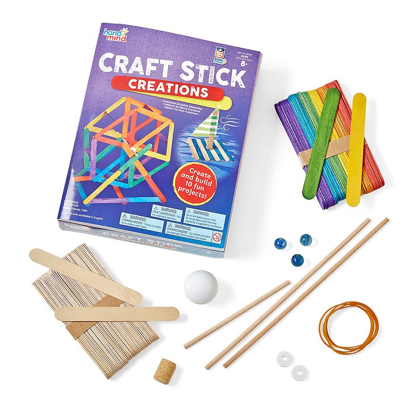 hand2mind Craft Stick Creations Art Toy, Multicolor