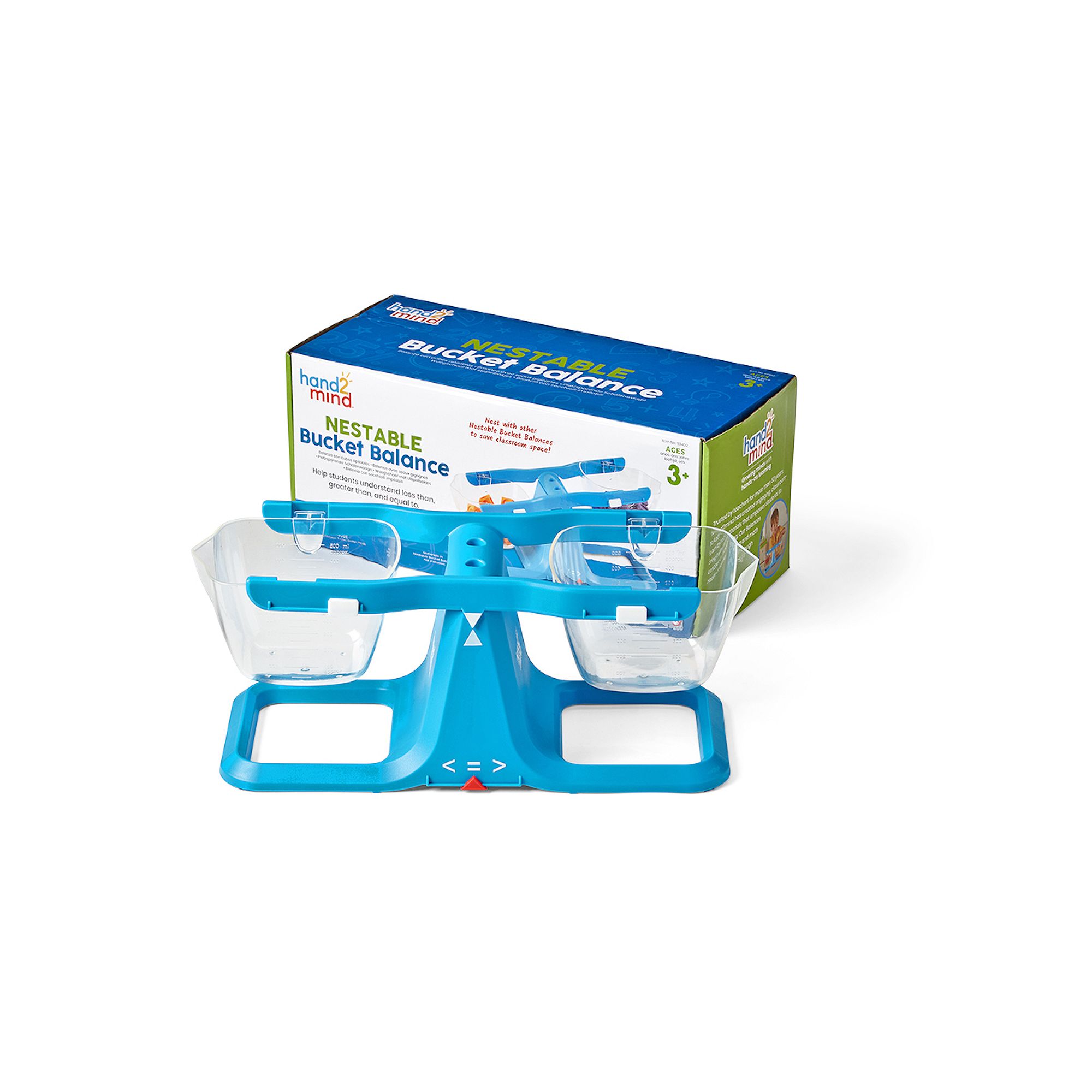 hand2mind Nestable Bucket Balance, Multi