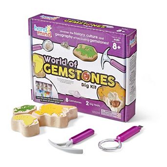 hand2mind World of Gemstones Dig Kit