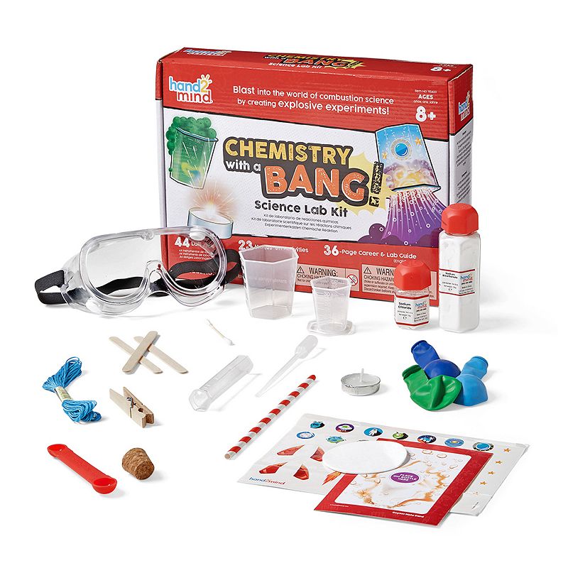 hand2mind Chemistry with a BANG! Science Lab Kit, Multicolor